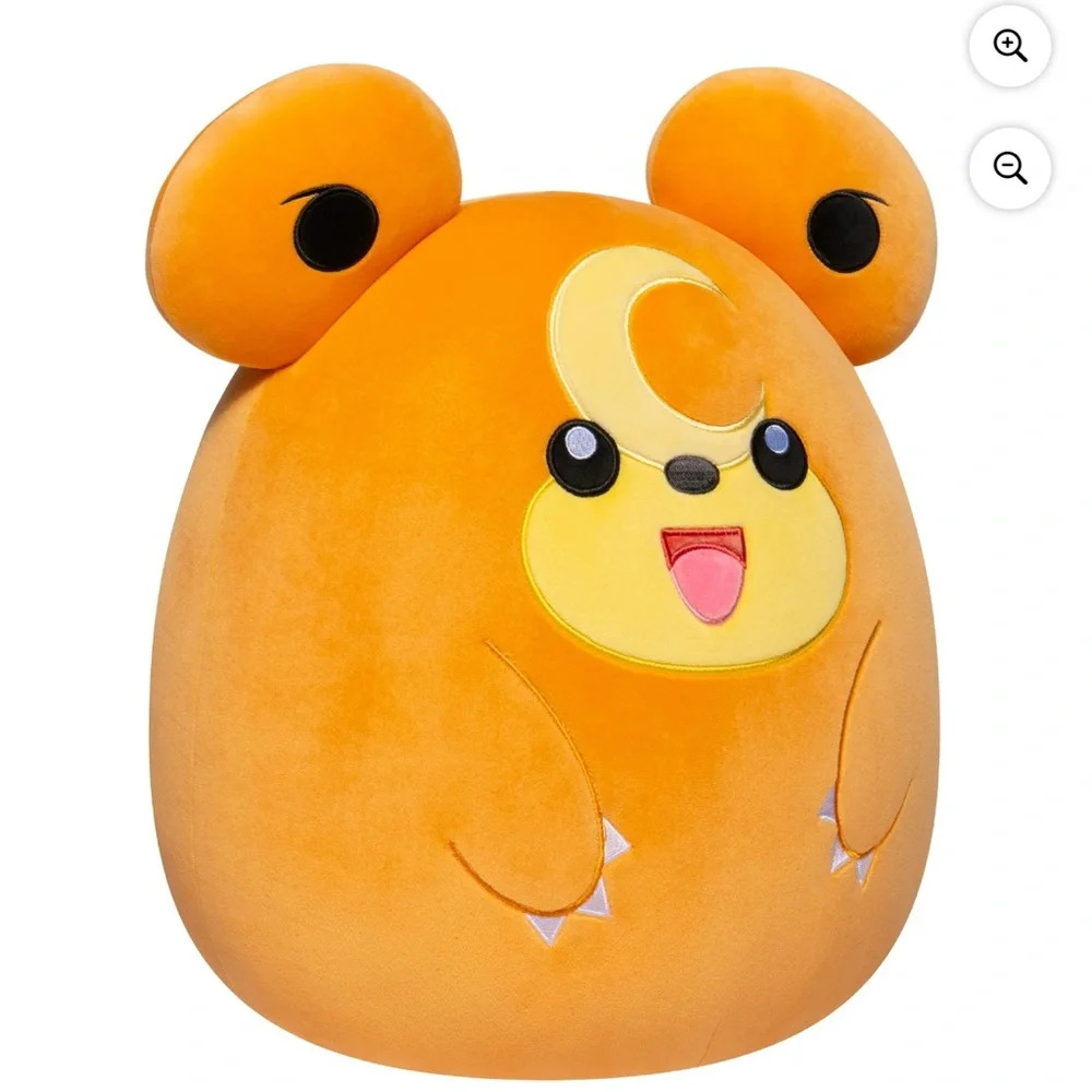 Squishmallows Pokémon 10” Teddiursa Plush - Picture 6 of 7